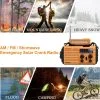 Tragbare Solar, Notfall Radio mit Kurbel