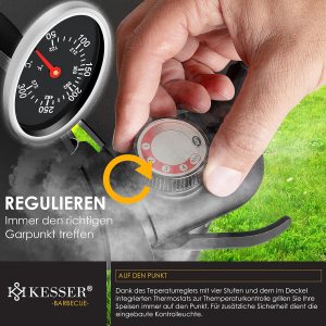 KESSER® elektrischer Elektrogrill 2in1 Tischgrill