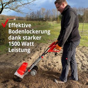 Elektro Bodenhacke (NEU) für effektive Bodenbearbeitung – 1500 Watt