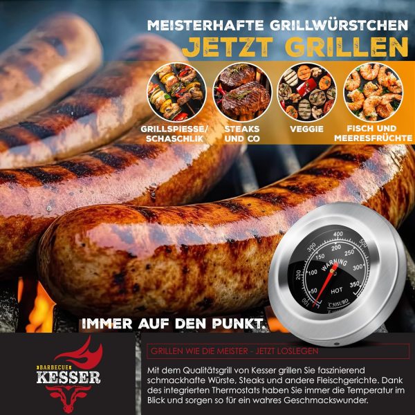 KESSER® Grill Grillwagen XL Holzkohlegrill mit Deckel