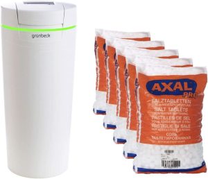 Komplettpaket Grünbeck Wasserenthärtungsanlage softliQ:SD21 mit 5 x 25 kg Regeneriersalz