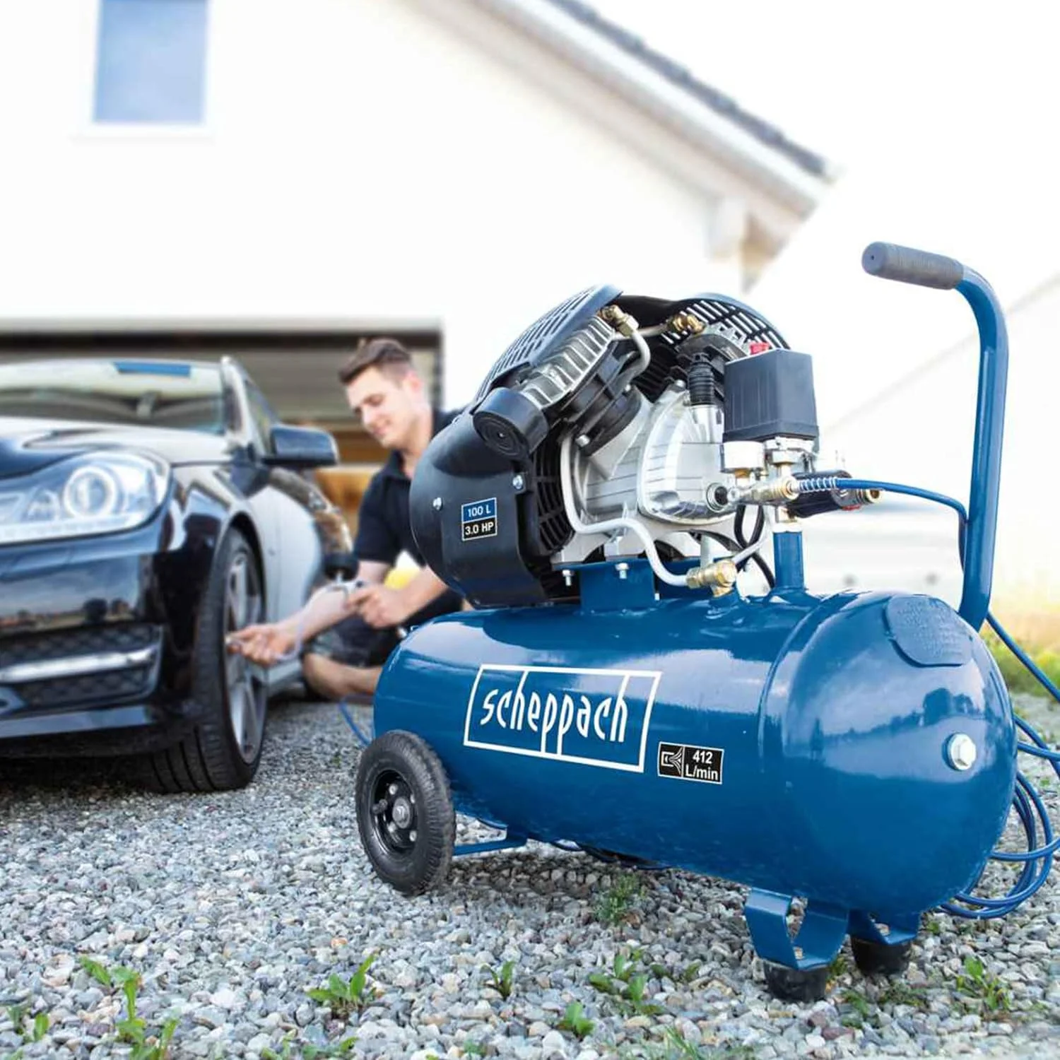 Scheppach Druckluft Kompressor HC120DC