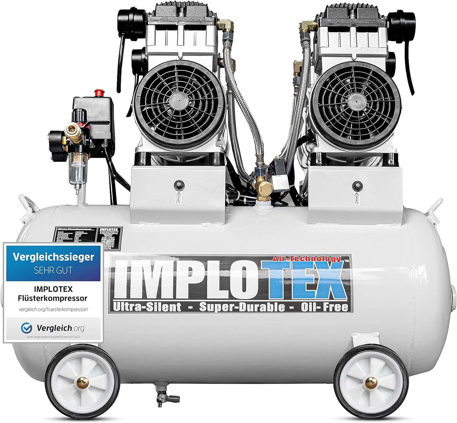 IMPLOTEX 3000W 4PS Silent Flüsterkompressor