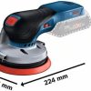 Bosch Professional Akku Exzenterschleifer GEX 18V-125