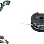 Bosch Akku Rasentrimmer EasyGrassCut 18-230 (1x Akku, 18 Volt System, Schnittkreisdurchmesser 23 cm, im Karton) & Home and Garden F016800351 Ersatz-Trimmerfaden, schwarz