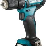 Makita DF333DSAE Akku-Bohrschrauber 12 V max. / 2,0 Ah, 2 Akkus + Ladegerät im Transportkoffer, Schwarz, Blau