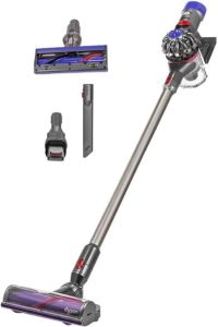 Dyson V8 Origin beutel- und kabelloser Handstaubsauger (inkl. Elektrobürste mit Direktantrieb, Kombi-Zubehördüse, inkl. Nickel-Kobalt-Aluminium-Akku, Wandhalterung und Ladestation)