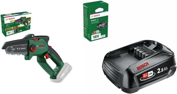 Bosch Akku - Mini Kettensäge EasyChain 18V-15-7