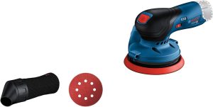 Bosch Professional 12V System Akku Exzenterschleifer GEX 12V-125 (inkl. Schleifteller (125mm), 1x Schleifpapier, Staubbeutel, ohne Akku/ Ladegerät)