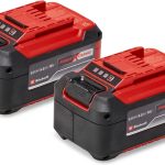 Original Einhell Akku PXC-Twinpack 5,2 Ah Power X-Change (Li-Ion, 18 V, 2x 5,2 Ah-Akkus, universell für alle PXC-Geräte, proaktives Batteriemanagement, angepasste Ladezyklen)