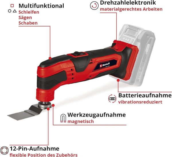 Einhell Akku-Multifunktionswerkzeug TC-MG 18