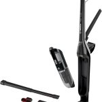 Bosch Akku-Staubsauger Flexxo 2in1 Serie 4 BBH32101, kabelloser Handstaubsauger, beutellos, hohe Saugleistung, Lange Laufzeit, Kurze Ladezeit, Fugendüse, alle Bodenarten, schwarz