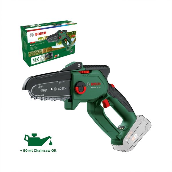 Bosch Akku - Mini Kettensäge EasyChain 18V-15-7