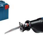 Bosch Professional 18V System Akku Säbelsäge GSA 18 V-LI (inkl. 2x Säbelsägeblatt (Holz/Metall), L-BOXX, ohne Akku/ Ladegerät)