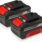 Original Einhell Akku PXC-Twinpack 4,0 Ah Power X-Change (Li-Ion, 18 V, 2x 4,0 Ah, für alle PXC-Geräte geeignet, proaktives Batteriemanagement, situativ angepasste Ladezyklen)