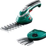 Bosch Akku Grasscheren Set Isio (3,6 Volt, Messerlänge 12 cm, Messerabstand 8 mm, in Softcase)