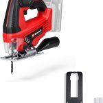 Einhell Akku-Stichsäge TC-JS 18 Li Power X-Change (Li-Ion, 18V, 20 mm Hubhöhe, max. 45° Schrägschnitte, Pendelhubfunktion, werkzeuglose Sägeblattaufnahme, inkl. Sägeblatt, ohne Akku und Ladegerät)