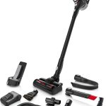 Bosch Akku-Staubsauger Unlimited Gen2 Serie 8 BSS825ALL, beutellos, bis 45 Min Laufzeit, austauschbarer Akku, Schnellladegerät, Hartboden-Softdüse mit LED, XXL-Polsterdüse, Fugendüse, weiß