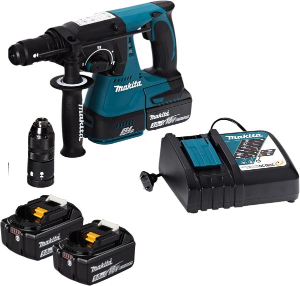 Makita DHR243RTJB Akku-Kombihammer für SDS-PLUS 18V