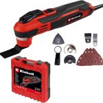 Einhell Multifunktionswerkzeug TE-MG 350 EQ (350 W, 22.000 bis 40.000 min^-1 Schwingzahl, LED-Licht, Schnellspannverschluss, inkl. Koffer und Zubehör)