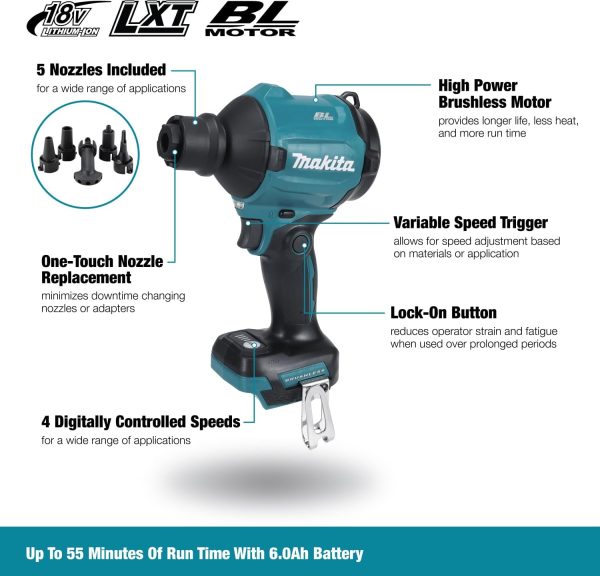 Makita DAS180Z Akku-Gebläse 18V