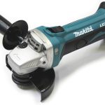 Makita DGA452Z Akku Winkelschleifer Solo 18V Li-ION - nur die Maschine, Blau, Silber