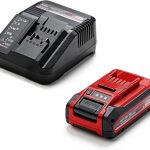 Original Einhell Starter Kit 3,0 Ah PLUS Akku und Ladegerät Power X-Change (Li-Ion, 18 V, 60 min Ladezeit, passend für alle Power X-Change Geräte)