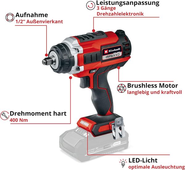 Einhell Professional Akku-Schlagschrauber IMPAXXO