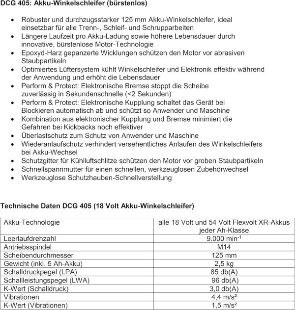 Dewalt DCK856P4-QW Akku Combopack, 18 V / 5 Ah (8-tlg.)