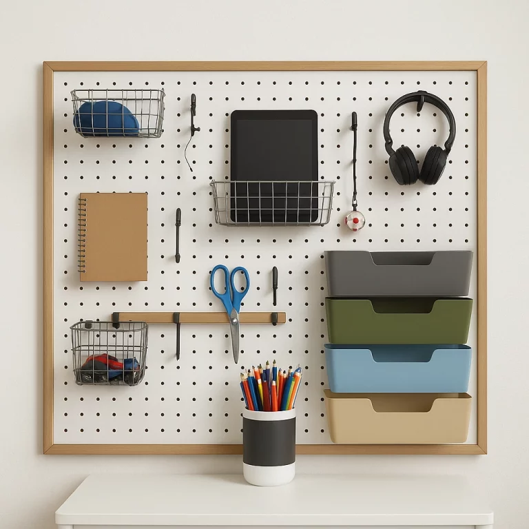 Lochwand im Jungenzimmer für größere Jungs