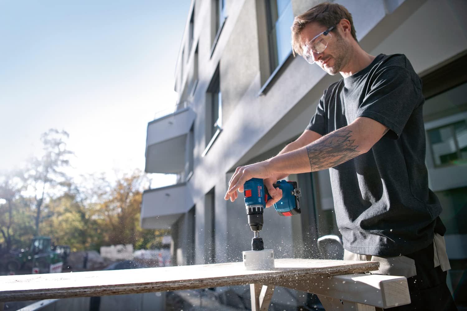 Bosch Professional 18V System Akku Bohrschrauber GSR 18V-45 (Drehzahl 1.900 min⁻¹, inkl. 2x 2.0Ah Akku, Ladegerät GAL 18V-20, L-BOXX) – Bild 5