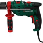 Schlagbohrmaschine Parkside 750w PSBM 750 B3 - Ideal zum Bohren von Beton, Stein, Metall oder Holz, mit Tiefenanschlag aus Metall