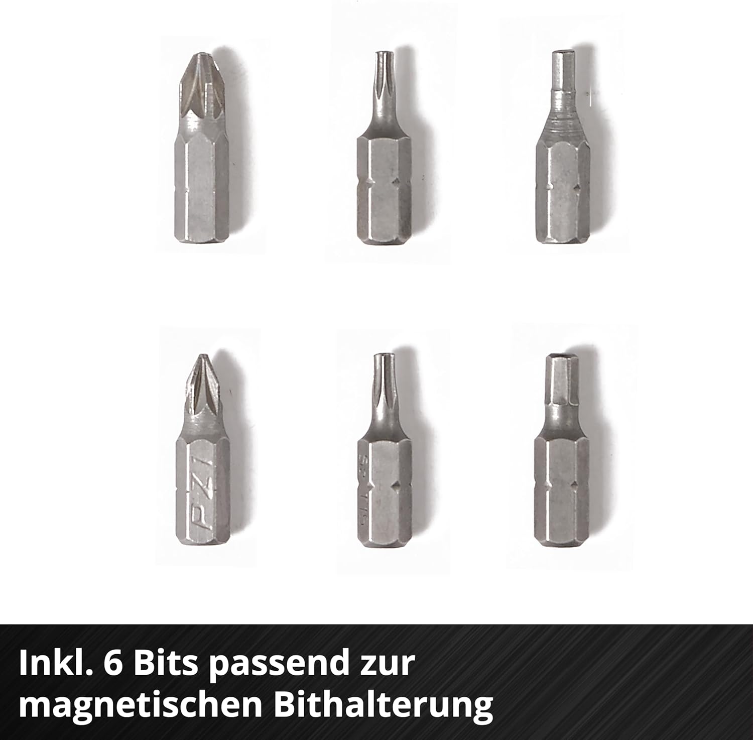 Einhell Akkuschrauber TC-SD 3,6 Li (3,6V, 1300 mAh, 3 Nm Drehmoment, Drehgelenk im Handgriff, LED-Licht, Softgriff, Ladekontrollleuchte, inkl. 6 Bits) – Bild 5