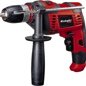 Einhell Schlagbohrmaschine TC-ID 550 E (550 W, Drehzahlregelelektronik, Drehzahlvorwahl, Rechts-/Linkslauf, Metall-Tiefenanschlag, Zusatzhandgriff)