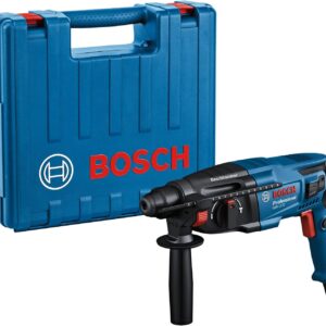 Bosch Professional Bohrhammer GBH 2-21 (mit SDS plus, inkl. Zusatzhandgriff, Maschinentuch, Tiefenanschlag, Handwerkoffer)
