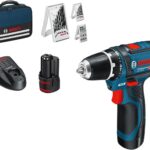 Bosch Professional 12V System Akku Bohrschrauber GSR 12V-15 (inkl. 2x2.0 Akku, Ladegerät, 39tlg.-Zubehör-Set, Werkzeugtasche) - Amazon Exclusive