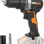 WORX NITRO WX102.9 Akku Bohrschrauber 20V – Bürstenloser Akkuschrauber - 60Nm, 2-Gang-Getriebe und LED-Licht – Akkubohrer zum Bohren & Schrauben - ohne Akku & Ladegerät