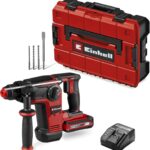 Einhell Professional Akku-Bohrhammer TP-HD 18/28 Li BL +4 (1x 3,0Ah+) Power X-Change (18 V, Brushless, 3 J, SDS-plus, 4 Funktionen, Zubehör, inkl. 3,0 Ah Plus Akku + Ladegerät)