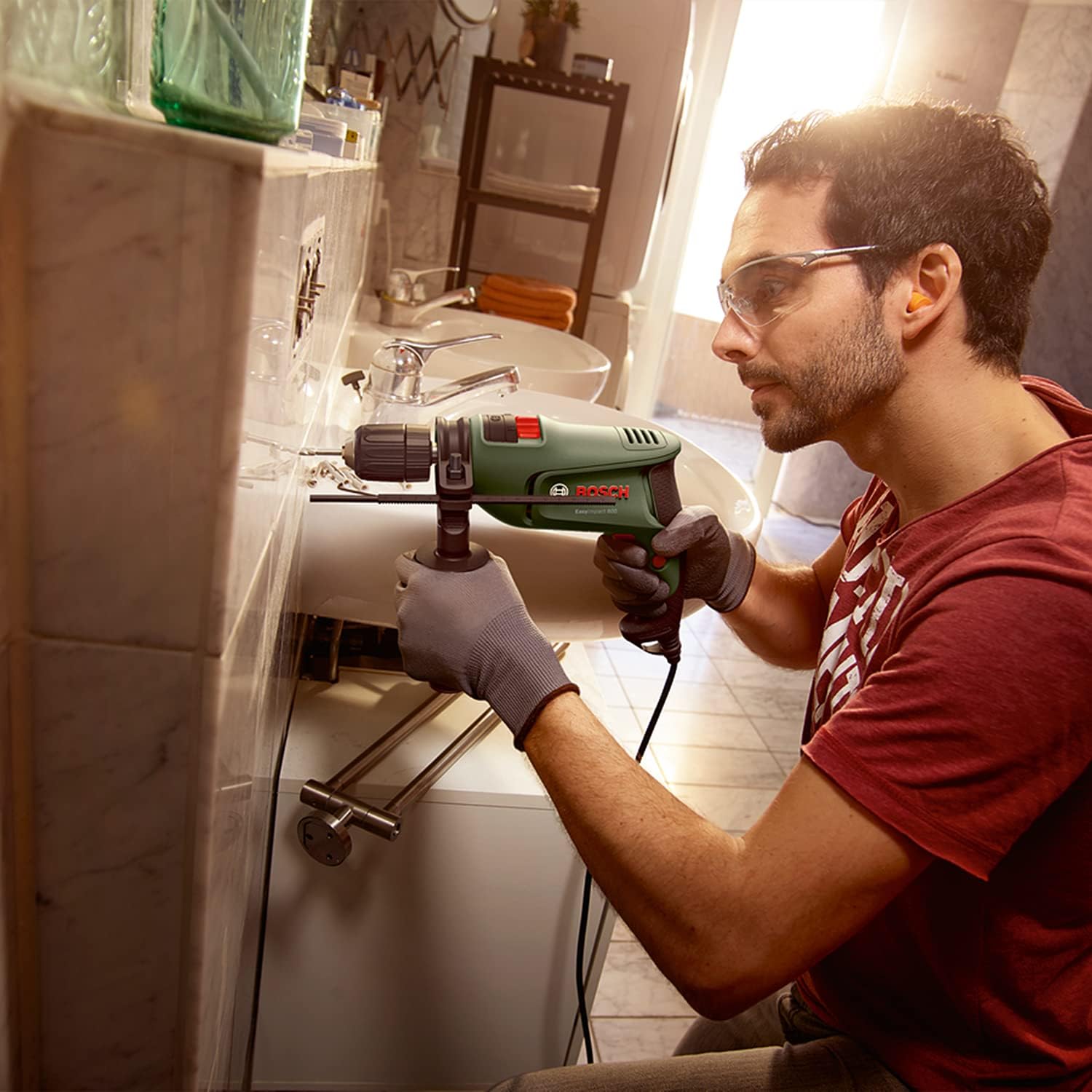 Bosch Schlagbohrmaschine EasyImpact 600 (600 Watt, im Koffer) – Bild 4