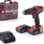 Einhell Akku-Schlagbohrschrauber-Set TE-CD 18/40 Li-i +64 (2x2,0 Ah) Power X-Change (Li-Ion, 18 V, 40 Nm, Drehzahl-Elektronik, 2-Gang-Getriebe, max. 24.000 min-1, inkl. Akkus, Ladegerät & Zubehör)