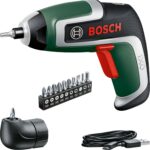 Bosch Akkuschrauber IXO (7. Generation; 3,6V; 2,0Ah; 5,5Nm; mit Mikro-USB-Kabel; Inklusive Winkel-Aufsatz; schraubt bis zu 190 Schrauben; im Karton) – Amazon Edition
