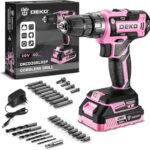 Akkuschrauber Akku Bohrschrauber AkkubohrerBohrmaschine Schrauber set：DEKOPRO 20V 30tlg Zubehör 18+1 Drehmomentstufen Schlagbohrschrauber 40Nm mit Akku und Ladegerät 20 Volt Akku-Bohrschrauber