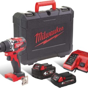 Milwaukee M18CBLPD-422C Akku Schlagbohrer Akkuschrauber Rot