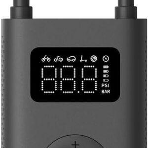 Xiaomi Portable Electric Air Compressor 2-150 PSI (10.3 bar), 6 Preset Modes, Auto-Stop, 10-Tire Capacity, LED, USB-C Rechargeable