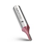 8mm Schaft Nutfräser,Ø2mm Arbeitslänge 6mm Professional Hartmetall Bestückt Nutfräser Standard für Holz Dichteplatte Zubehör Handfräse