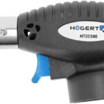 Högert Technik - Lötbrenner - Gasbrenner für den Haushalt, Gastronomie, Fischerei, Handwerks- und Autowerkstätten - Piezo-Zündung - Brenner mit Butan-/Propan-Butan-Gas - einfach und sicher zu bedienen