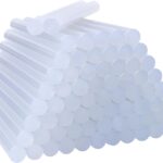 BEEWAY Heißklebesticks, 55 Stück 11mm x 100mm Transparente Klebesticks Schnelltrocknend für Heißklebepistole, Schmelzklebesticks A+, SGS Genehmigt