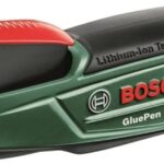 Bosch Akku Heißklebepistole GluePen (Micro USB Ladgerät, 4x Kleber Ultrapower, Karton, 3,6 Volt)