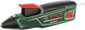Bosch Akku Heißklebepistole GluePen (Micro USB Ladgerät, 4x Kleber Ultrapower, Karton, 3,6 Volt)