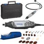 Dremel 3000 Multifunktionswerkzeug 130W, Set mit 1 Aufsatz, 25 Zubehörteilen, Variable Drehzahl 10.000-33.000 U/min zum Schneiden, Schleifen, Gravieren, Polieren, Schärfen, Reinigen, Schnitzen